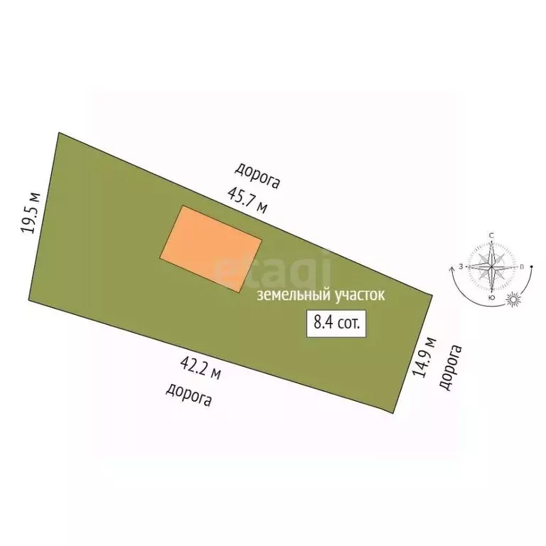 Участок в Пермский край, Пермский муниципальный округ, д. Полюдово, д. ... - Фото 2