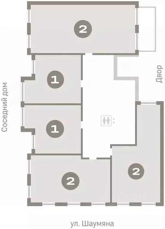 1-к кв. Свердловская область, Екатеринбург пер. Торфяной, 4 (47.0 м) - Фото 2