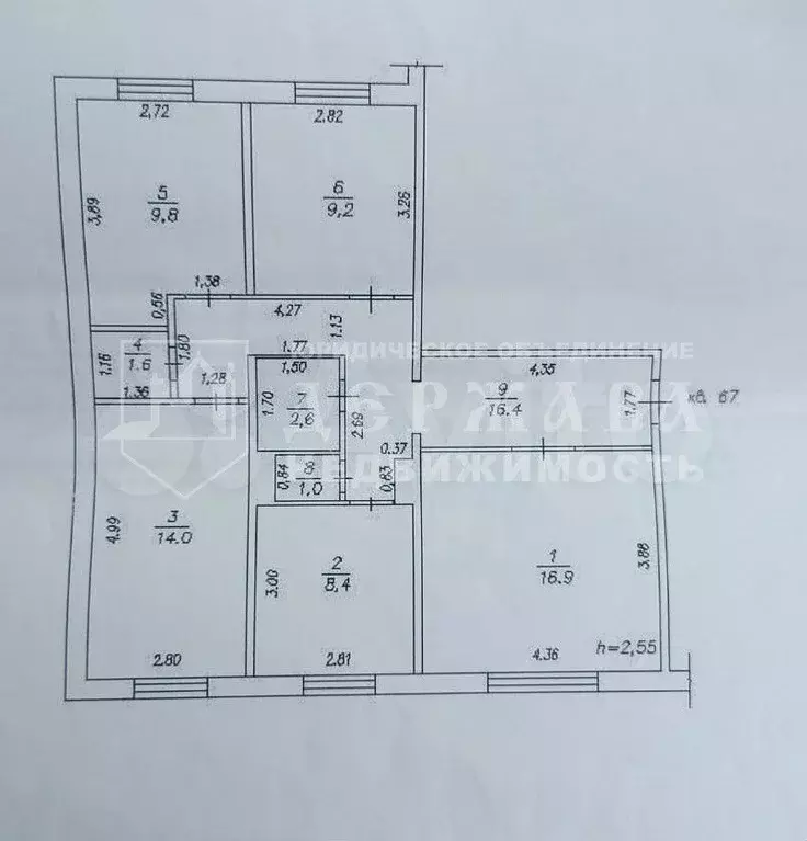 4-к. квартира, 80 м, 5/5 эт. - Фото 0