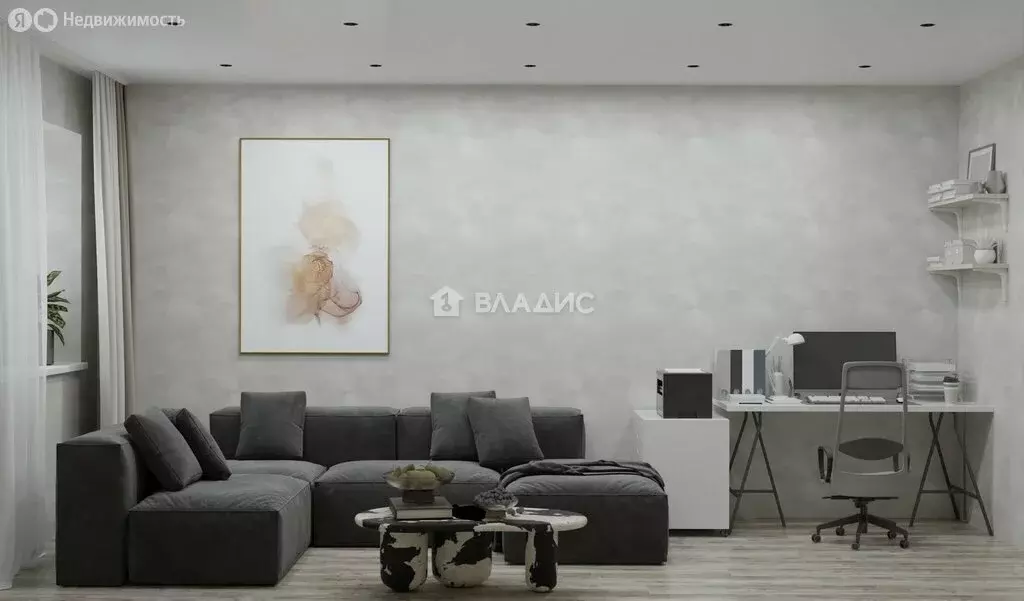 2-комнатная квартира: село Чигири, Европейская улица, 13 (72 м) - Фото 1