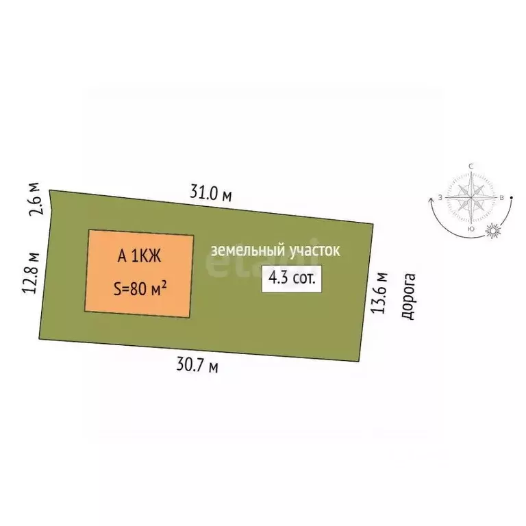 Дом в Тюменская область, Тюмень СОСН Солнечная Поляна тер., ул. ... - Фото 1