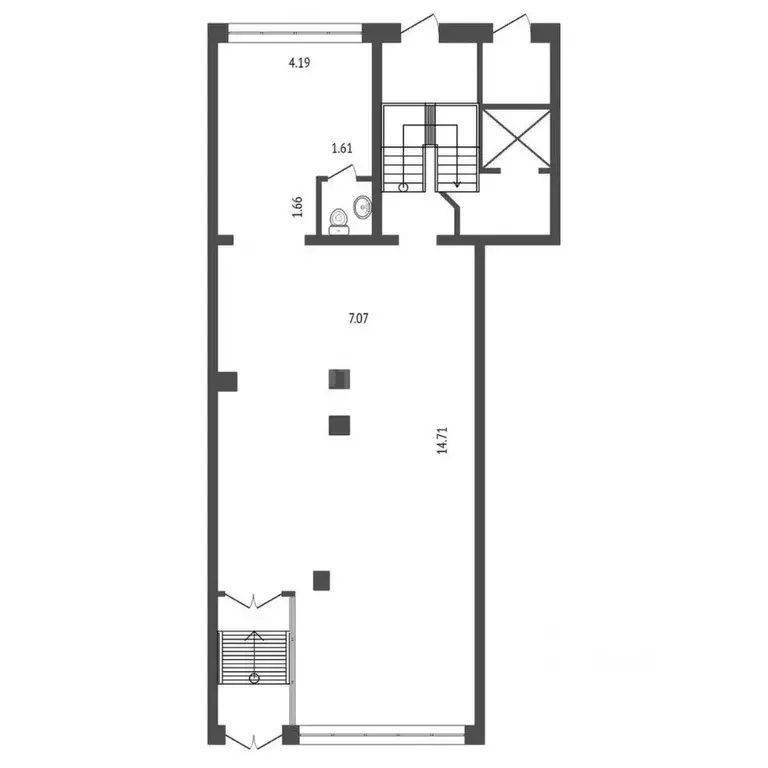 Помещение свободного назначения в Красноярский край, Красноярск ул. ... - Фото 2