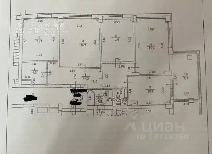 4-к кв. Нижегородская область, Нижний Новгород ул. академика Сахарова, ... - Фото 1