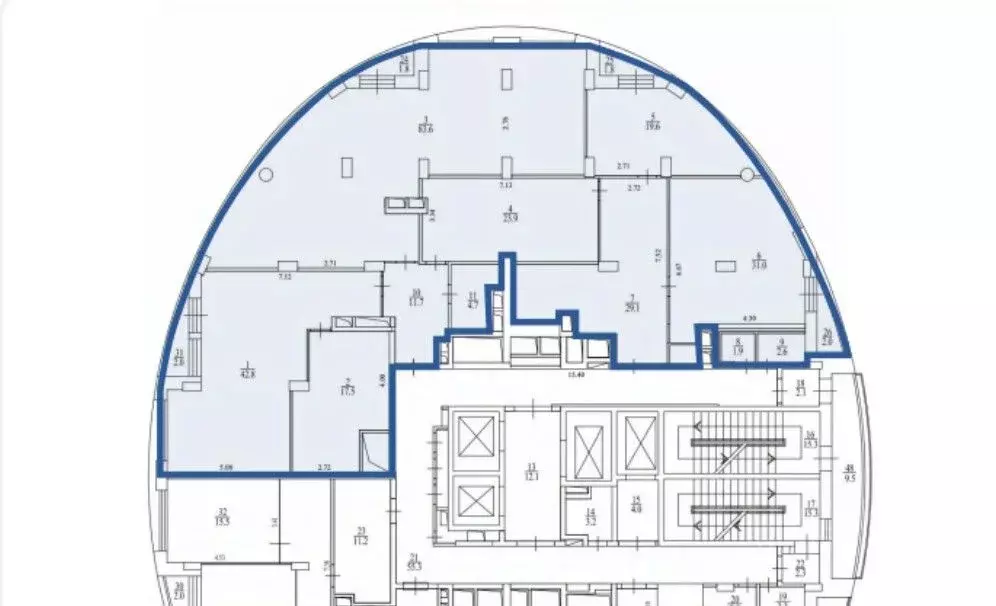 Офис в Москва Поклонная ул., 3 (309 м) - Фото 2