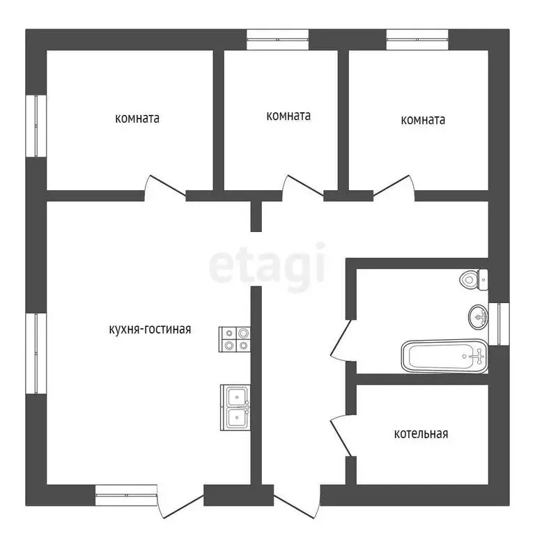 Дом в Заводоуковск, улица Архитекторов (105 м) - Фото 2