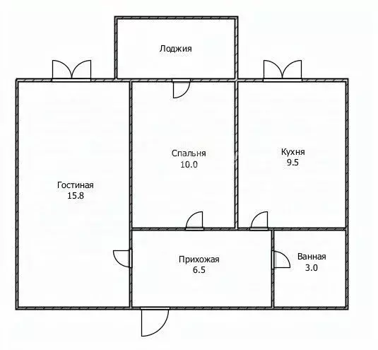 2-к кв. Ульяновская область, Ульяновск Камышинская ул., 85 (45.0 м) - Фото 0