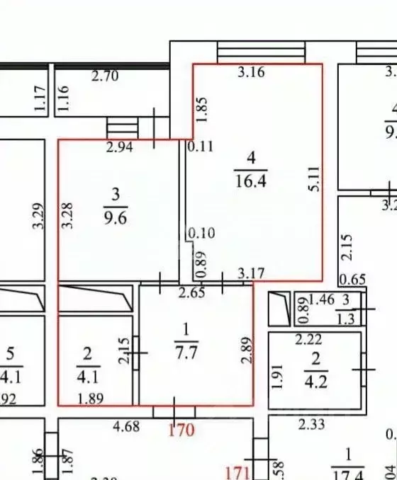 1-к кв. Липецкая область, Липецк Московская ул., 159к2 (37.8 м) - Фото 2