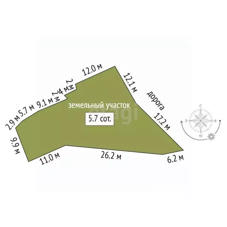 Участок в Ростовская область, Аксай Пионерская ул. (6.0 сот.) - Фото 2