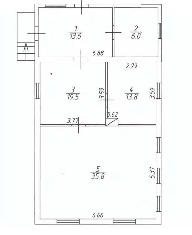 Дом в Самарская область, Октябрьск Ульяновская ул. (89 м) - Фото 1