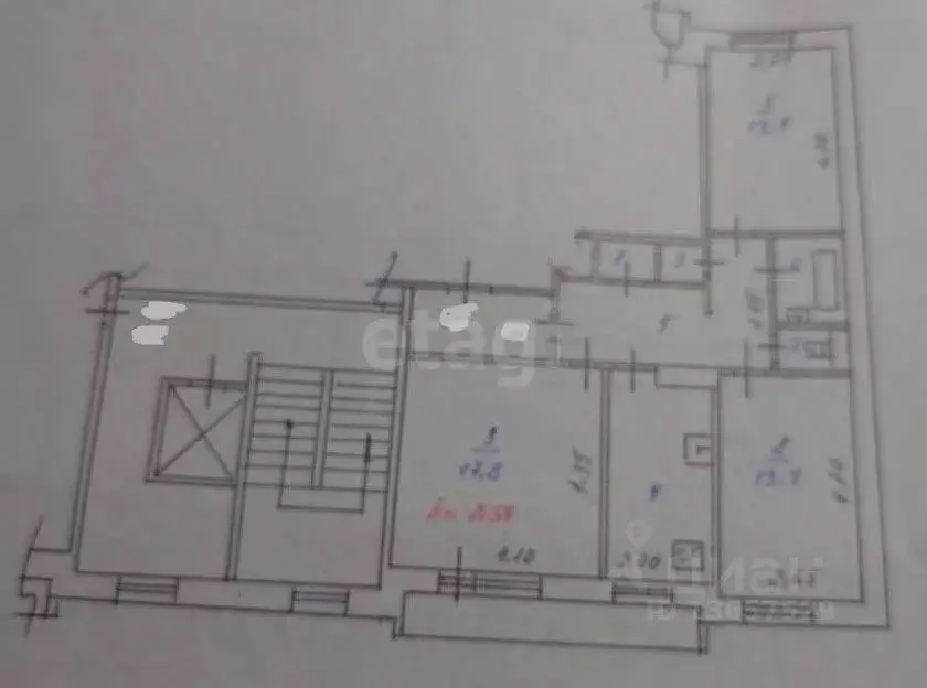 3-к кв. Иркутская область, Иркутск Университетский мкр, 10 (67.0 м) - Фото 1