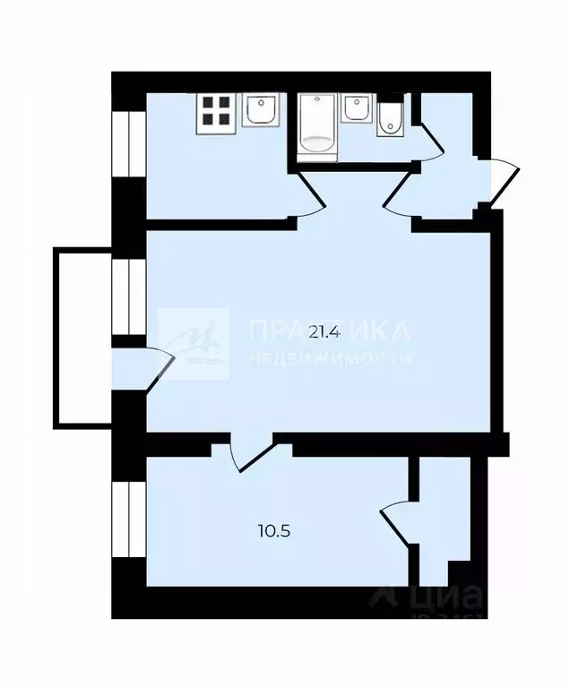 2-к кв. Москва Первомайская ул., 34/16 (44.0 м) - Фото 2