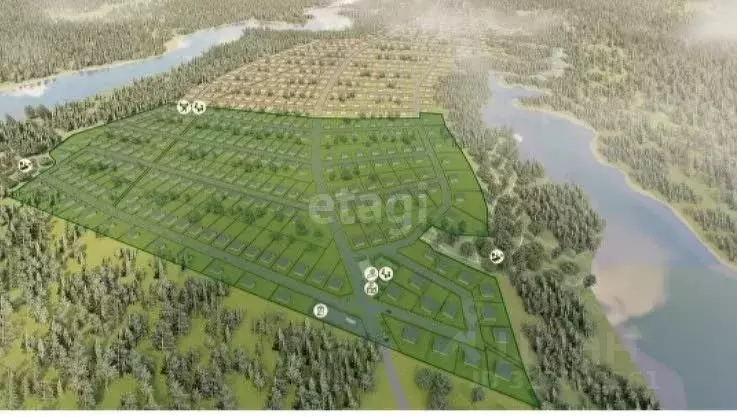 Участок в Пермский край, Пермский муниципальный округ, д. Мостовая ... - Фото 1