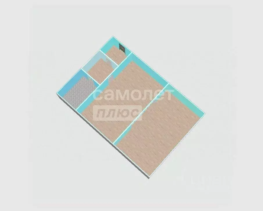 1-к кв. Тюменская область, Заводоуковск пер. Каретный, 3 (35.0 м) - Фото 2