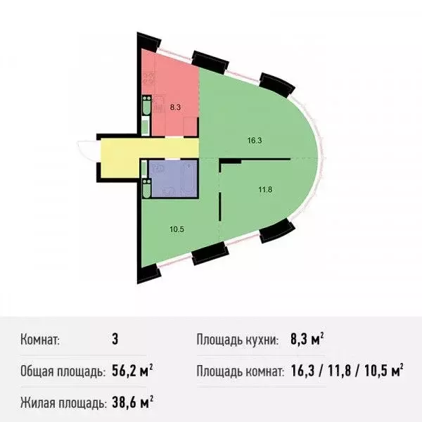 3-к кв. Московская область, Химки городской округ, д. Подолино, Велтон ... - Фото 0