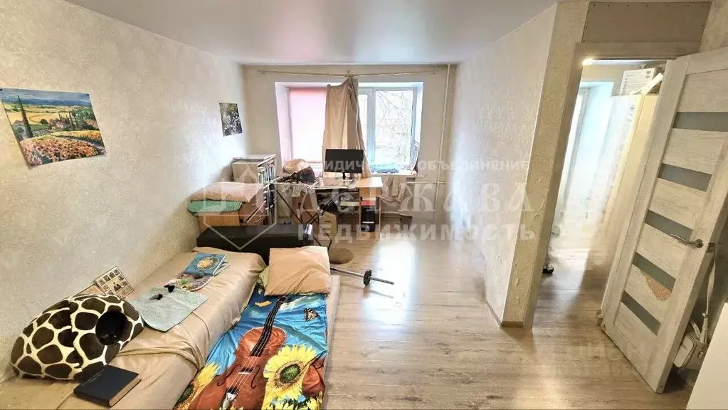 1-к кв. Кемеровская область, Кемерово ул. Рукавишникова, 5 (29.7 м) - Фото 0
