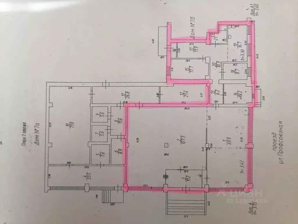 Торговая площадь в Тульская область, Новомосковск Профсоюзная ул., 7Б ... - Фото 2