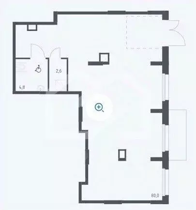 Торговая площадь в Москва ул. Золотошвейная, 2 (87 м) - Фото 2