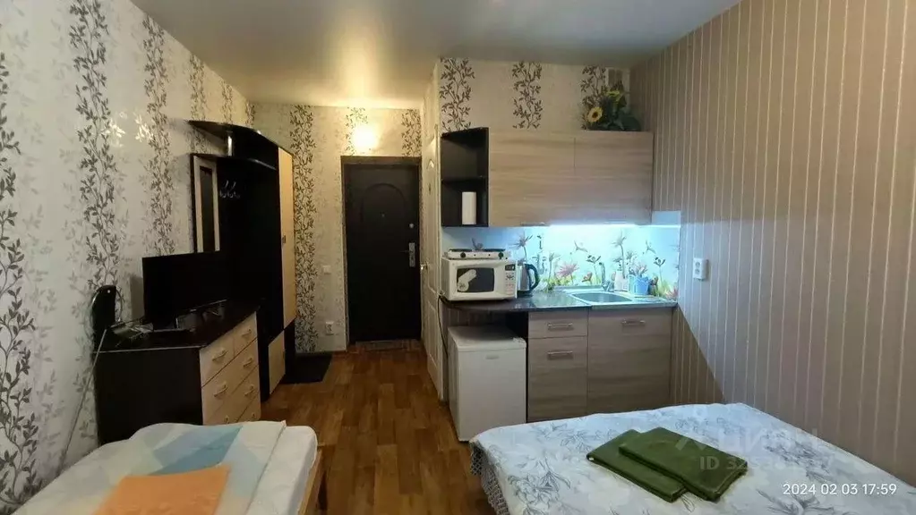 1-к кв. Пермский край, Пермь Братская ул., 96 (20.0 м) - Фото 2