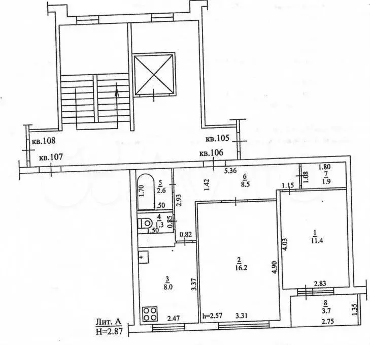 2-к. квартира, 50 м, 9/9 эт. - Фото 0