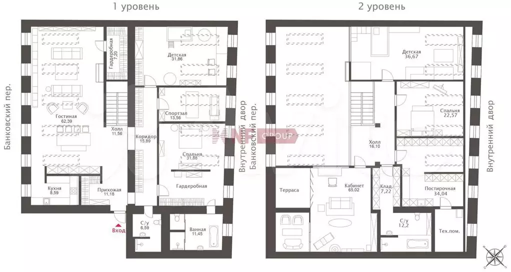 8-к. квартира, 379,2 м, 4/4 эт. - Фото 0