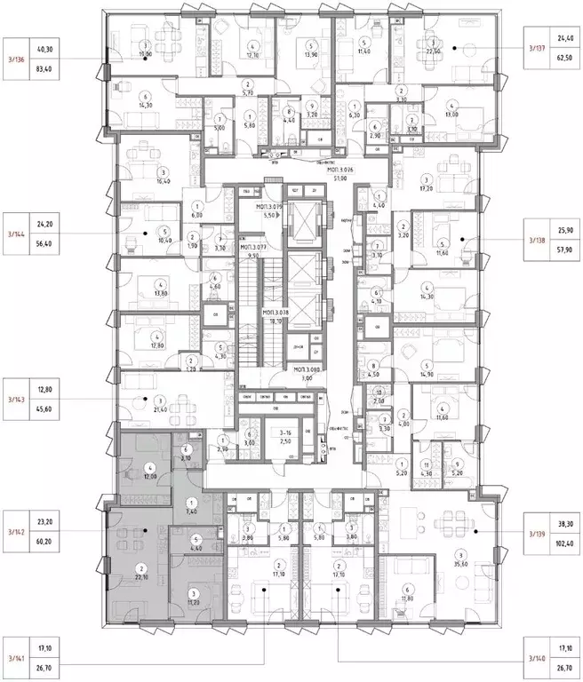 2-к кв. Москва Волгоградский просп., 32/5к4 (59.0 м) - Фото 1