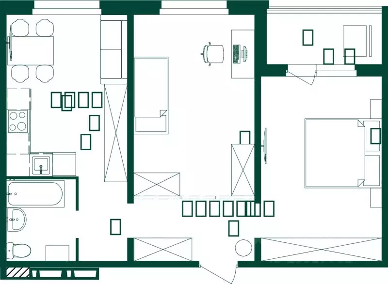 2-к кв. Алтай, Майминский район, с. Майма Алтайская ул., 2к2 (56.5 м) - Фото 1