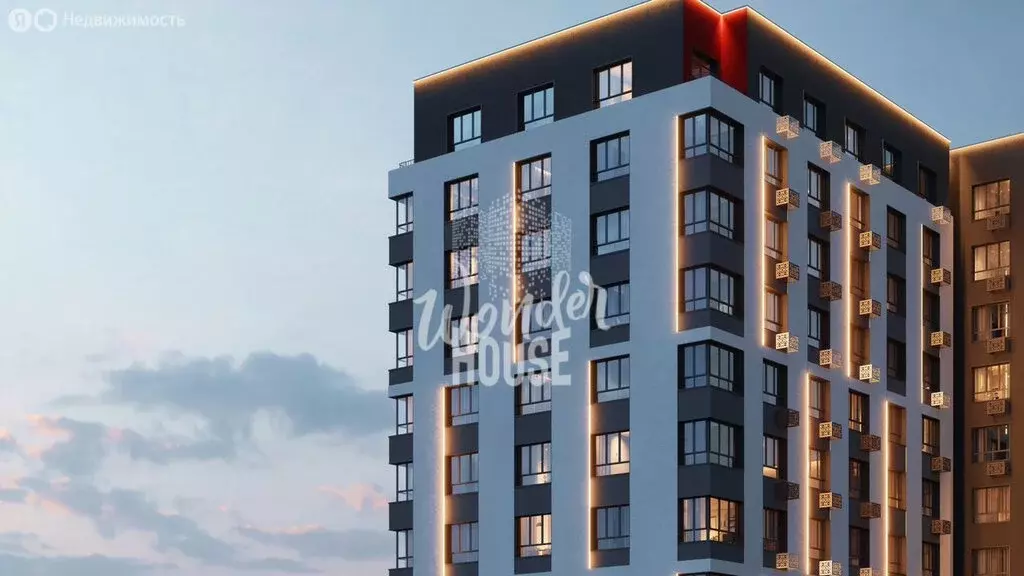 Квартира-студия: Тюмень, микрорайон Зарека, Речная улица, 1 (25.7 м) - Фото 2