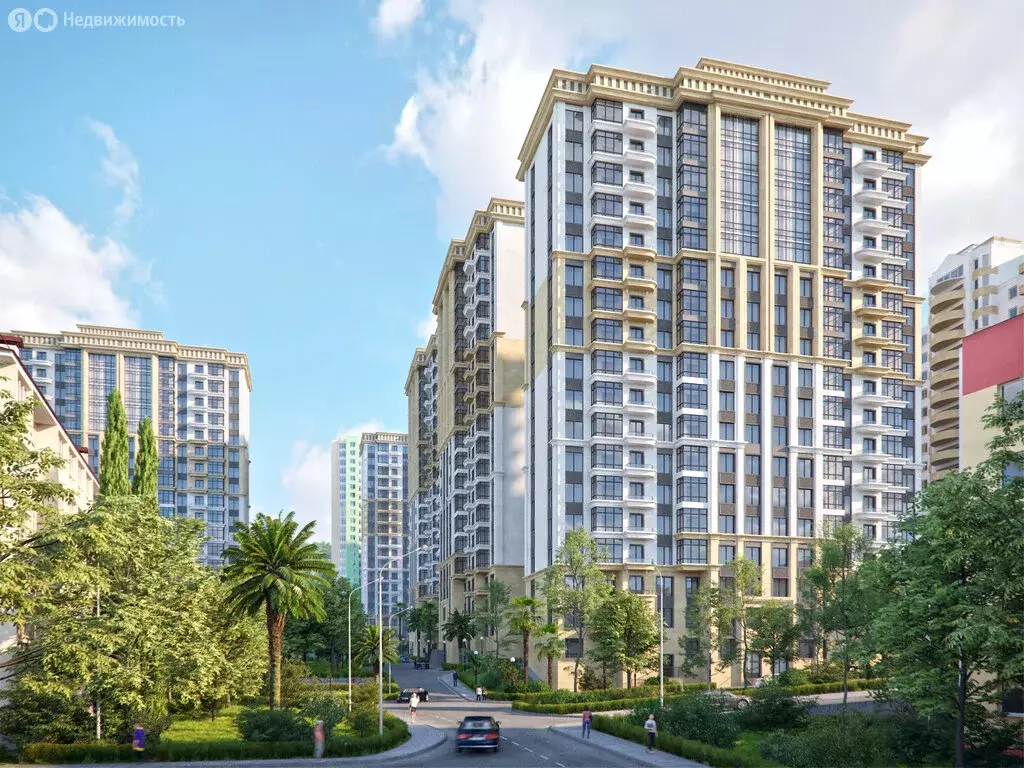 Квартира-студия: Сочи, микрорайон Завокзальный, переулок Трунова, 6 ... - Фото 1