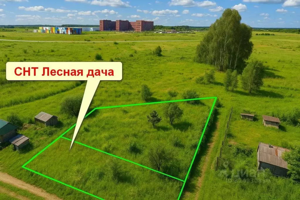 Участок в Томская область, Томский район, Лесная дача СНТ 831 (7.8 ... - Фото 0