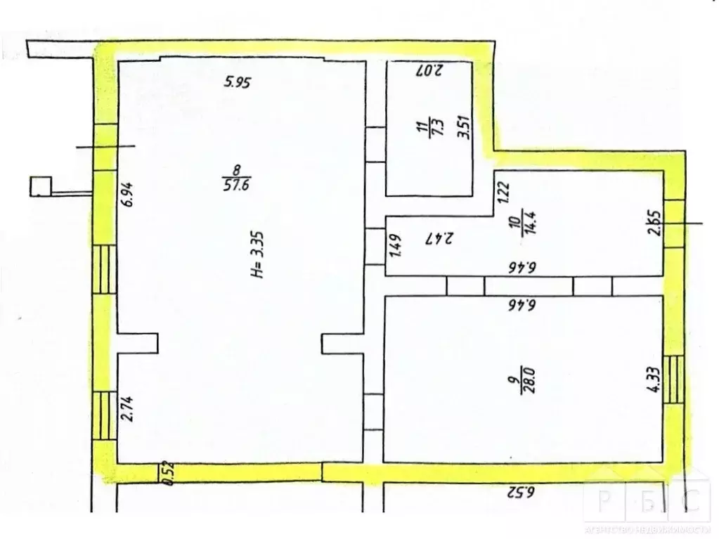 Офис в Саратовская область, Энгельс Петровская ул., 63 (110 м) - Фото 2