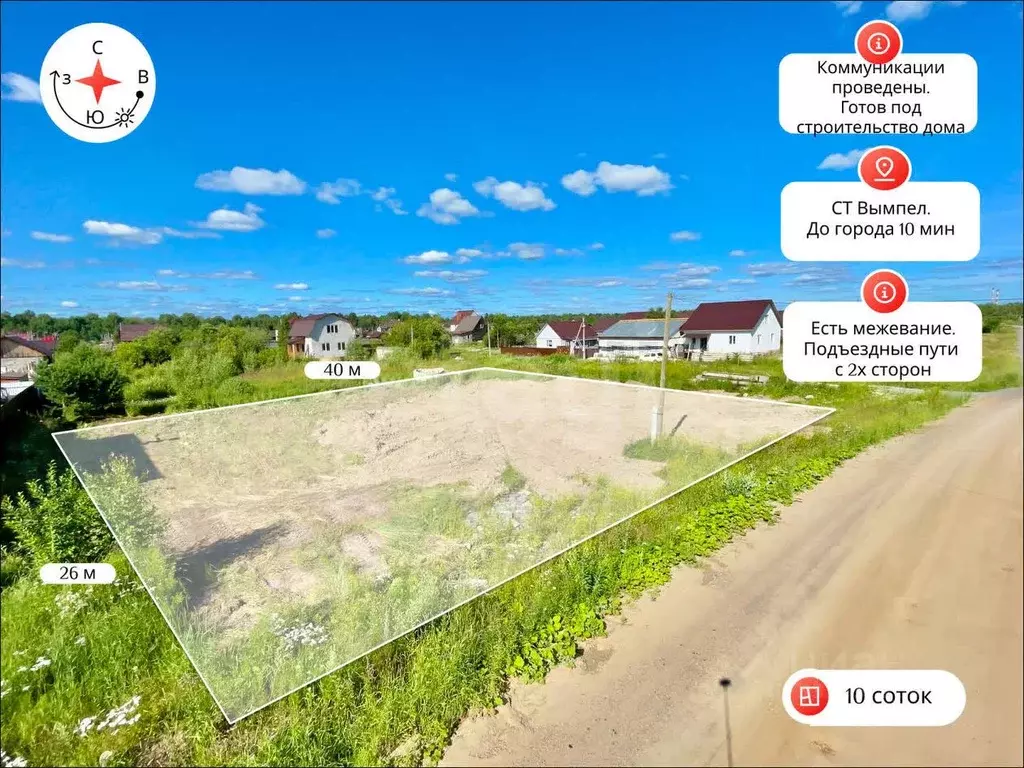 Участок в Тюменская область, Тобольск Ершовка мкр,  (10.87 сот.) - Фото 1