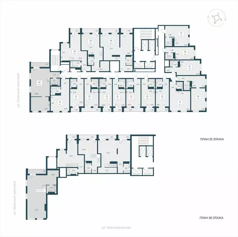 2-комнатная квартира: Новосибирск, Красный проспект, 180 (158.94 м) - Фото 1