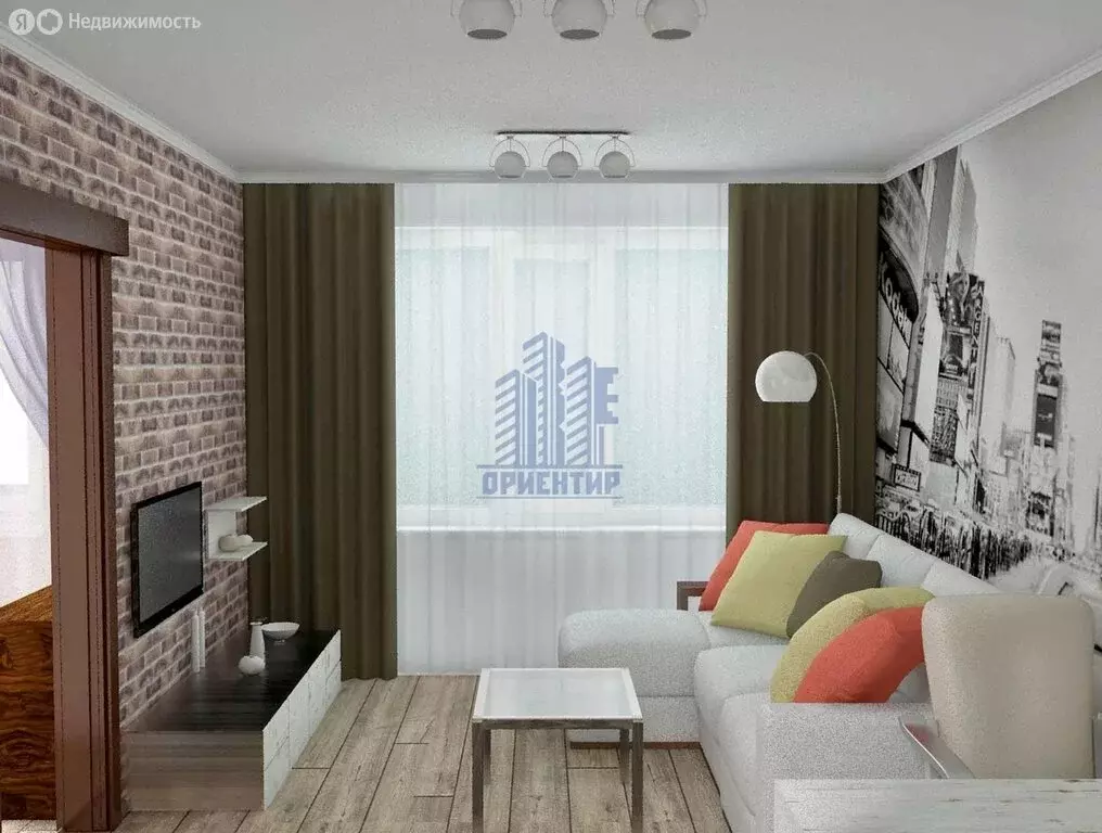 2-комнатная квартира: Новочебоксарск, Молодёжная улица, 5 (42.2 м) - Фото 1