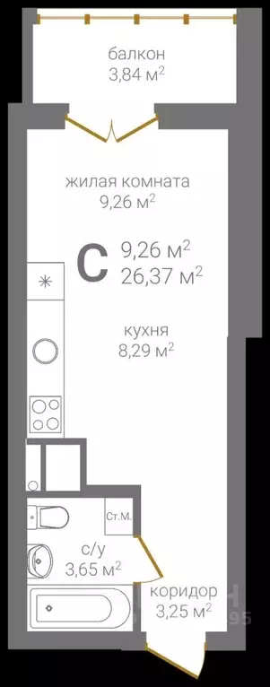 студия нижегородская область, кстовский муниципальный округ, д. . - Фото 0