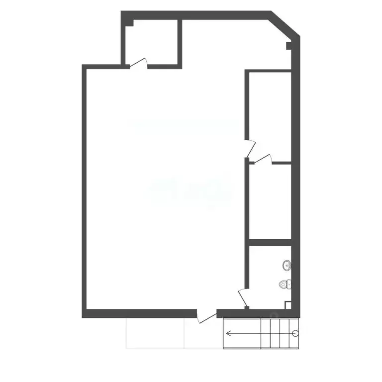 Помещение свободного назначения в Тюменская область, Тюмень ул. ... - Фото 2