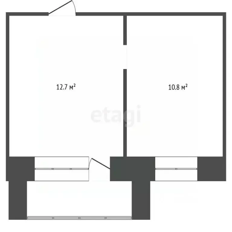 Комната Архангельская область, Новодвинск ул. 50-летия Октября, 43А ... - Фото 2