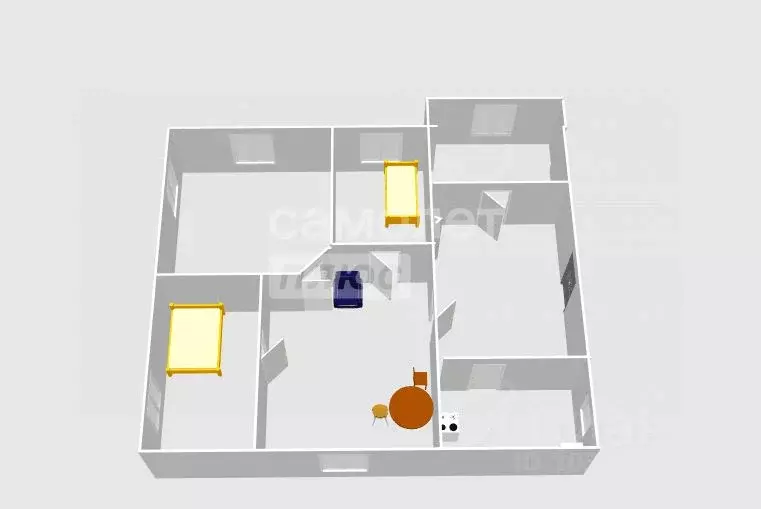 Дом в Пензенская область, Пенза ул. Ушакова, 9 (67 м) - Фото 2