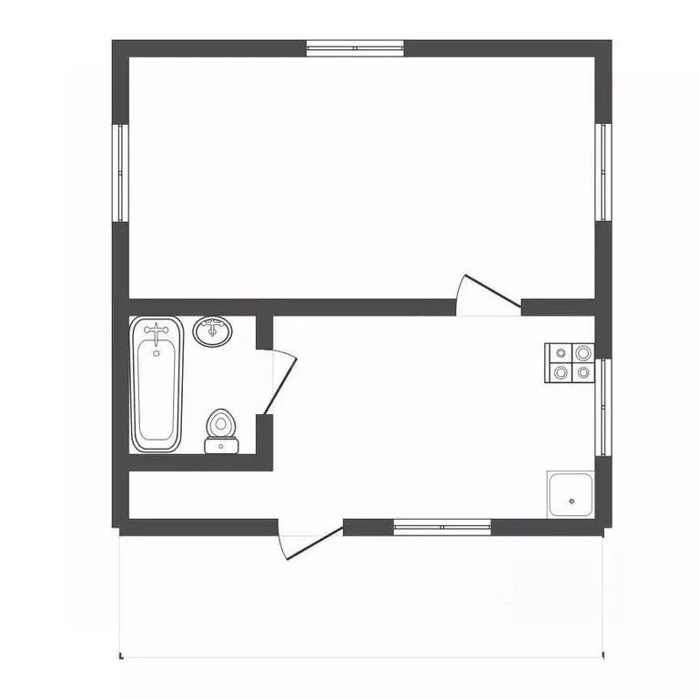 Дом в Тульская область, Тула городской округ, с. Зайцево  (79 м) - Фото 1