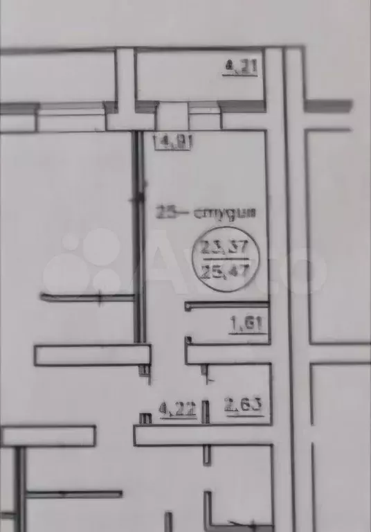 Квартира-студия, 29,7 м, 3/14 эт. - Фото 0