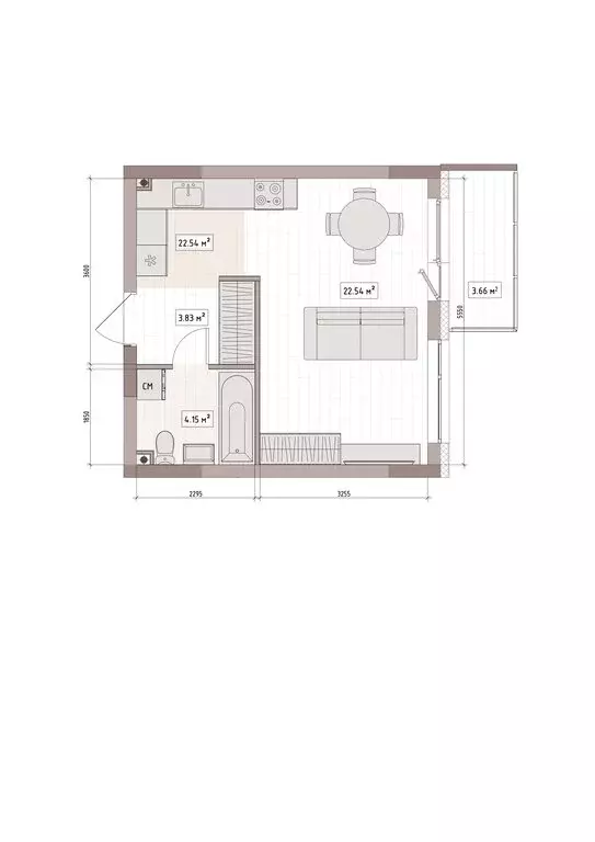 Квартира-студия: Кемерово, улица Терешковой, 39А (32.5 м) - Фото 2