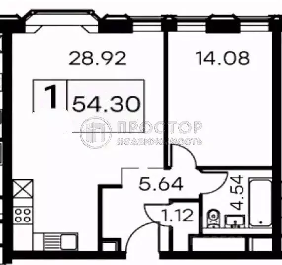 2-к кв. Москва ул. 1-я Ямского Поля, 26 (54.6 м) - Фото 2