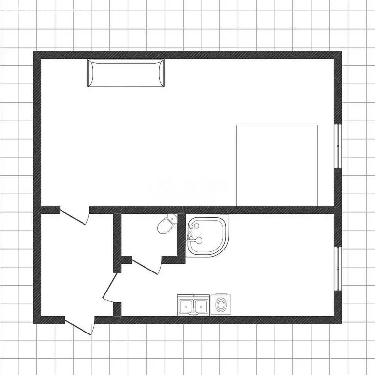 1-комнатная квартира: Тверь, Тверецкий проезд, 132 (31 м) - Фото 1