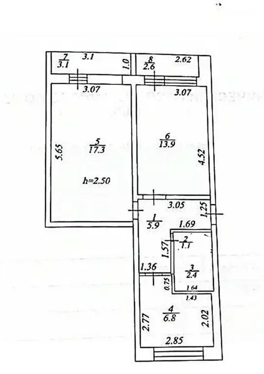 2-к кв. Башкортостан, Чишминский район, Лесной сельсовет, с. Алкино-2 ... - Фото 2