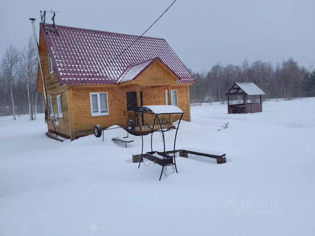 Дом в Карелия, Олонецкий район, Ильинское с/пос, д. Устье Тулоксы  (90 ... - Фото 1