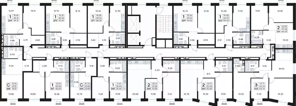 1-к кв. Приморский край, Владивосток Клуб 25 жилой комплекс, 1 (34.9 ... - Фото 1
