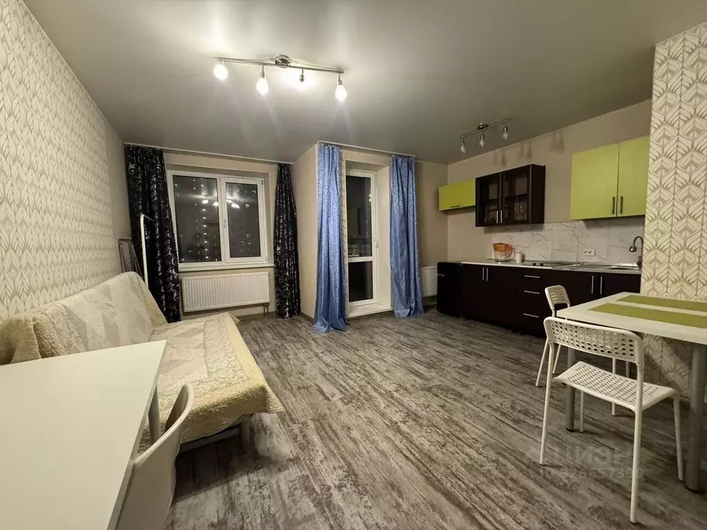 Студия Ленинградская область, Мурино Всеволожский район, Новая ул., ... - Фото 1