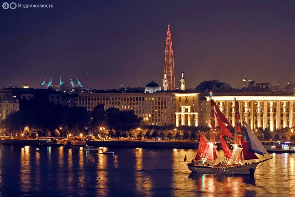 3-комнатная квартира: Санкт-Петербург, Воскресенская набережная, 32 ... - Фото 1