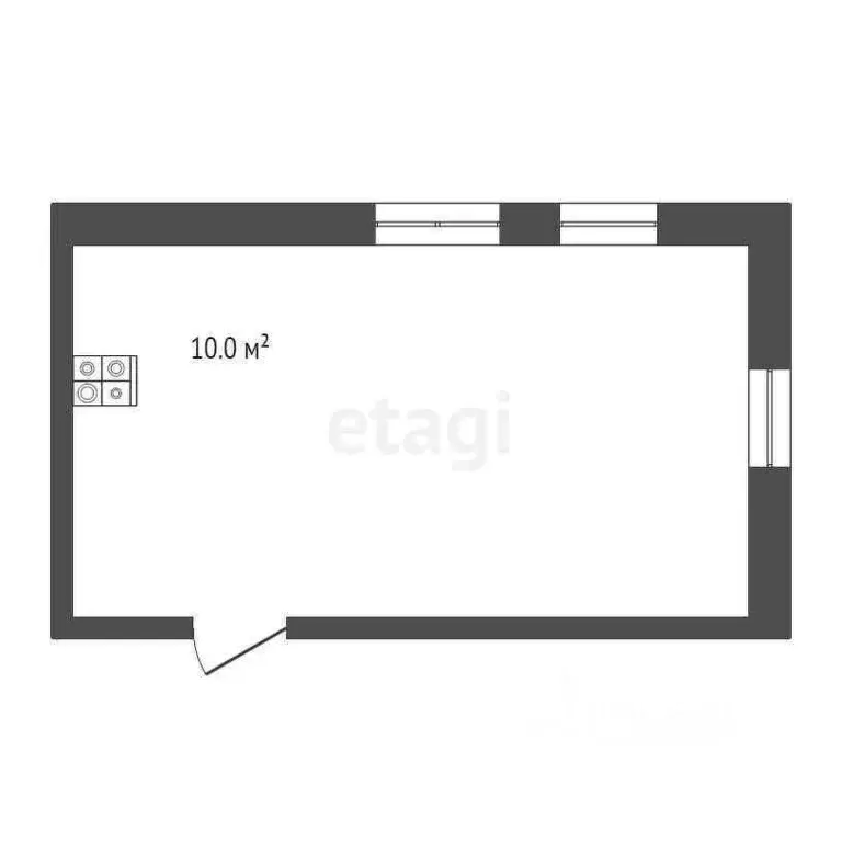 Комната Забайкальский край, Чита ул. Горбунова, 14А (26.5 м) - Фото 1