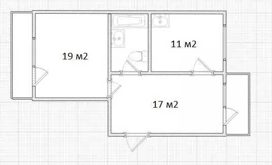 Продаётся 2-к квартира, 52 м - Фото 1