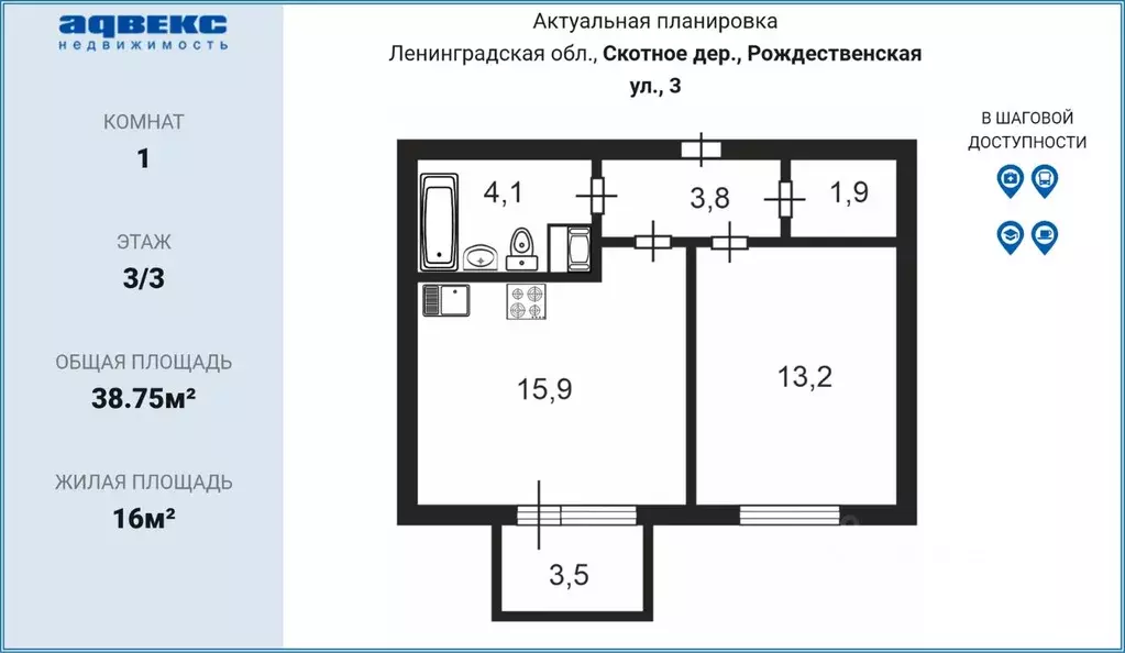 Квартиры в скотном